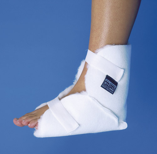 Haavanhoitopehmuste jalkaterään