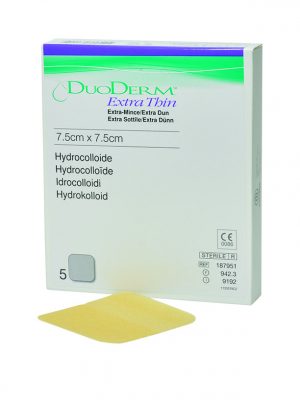 Duoderm ohut ihosuoja 5 kpl 7,5 x 7,5 cm