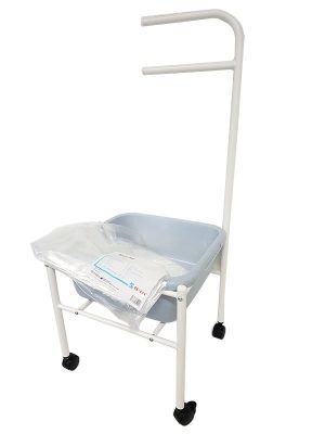 Jalkavatiteline pyörillä