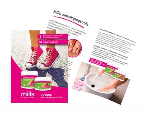 Mills Jalkakylpysuola kuluttajaesite 20 kpl