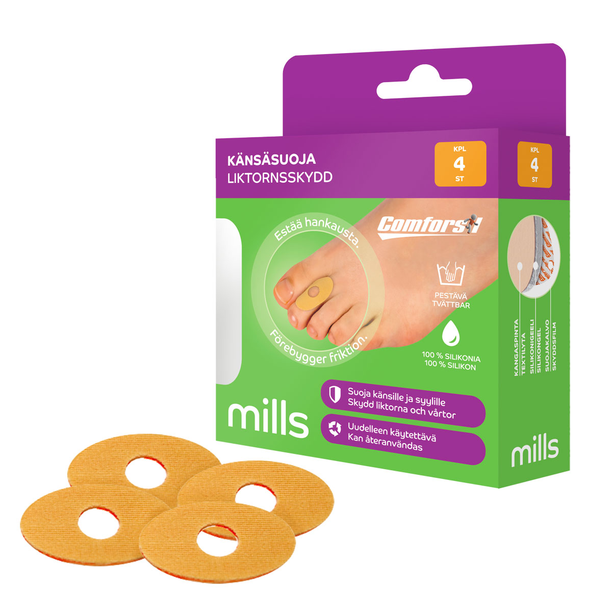 Comforsil Känsäsuoja, 4 kpl