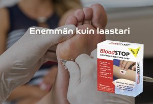 Miten lopetan verenvuodon BloodSTOP-sidoksella?