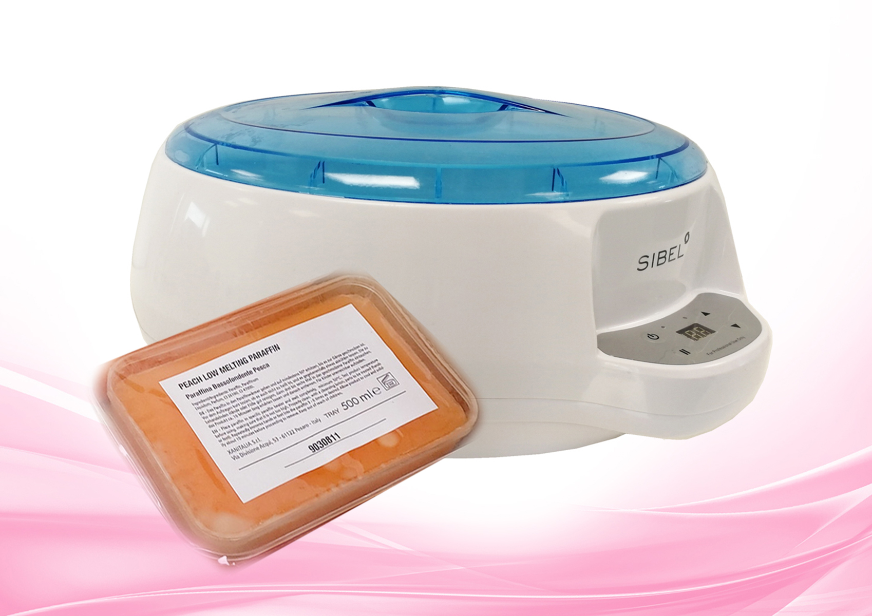 Sibel Parafiiniallas Luxe 5 l + parafiinia 500 g (persikka)