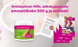 Mills Jalkakylpysuola, 500 g + esitteet