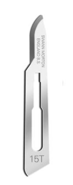 Swann Morton Veitsenterät, # 15T steriili