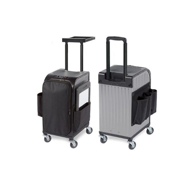 Kotikäyntilaukku pyörillä, titaani