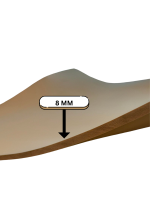 EVA pohjallismateriaali LD A25 beige 8 mm 100 x 100 cm
