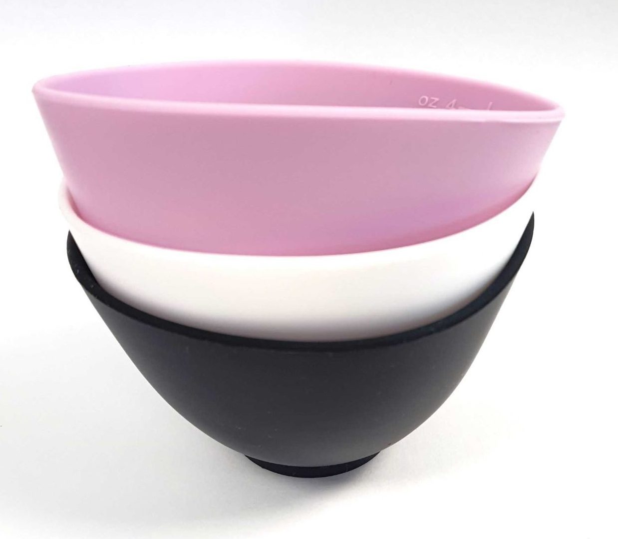 Silikonikuppi, suuri, mittataulukolla