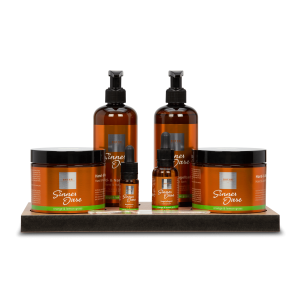 Baehr Sinnes Oase käsihoitopaketti pöytätelineellä