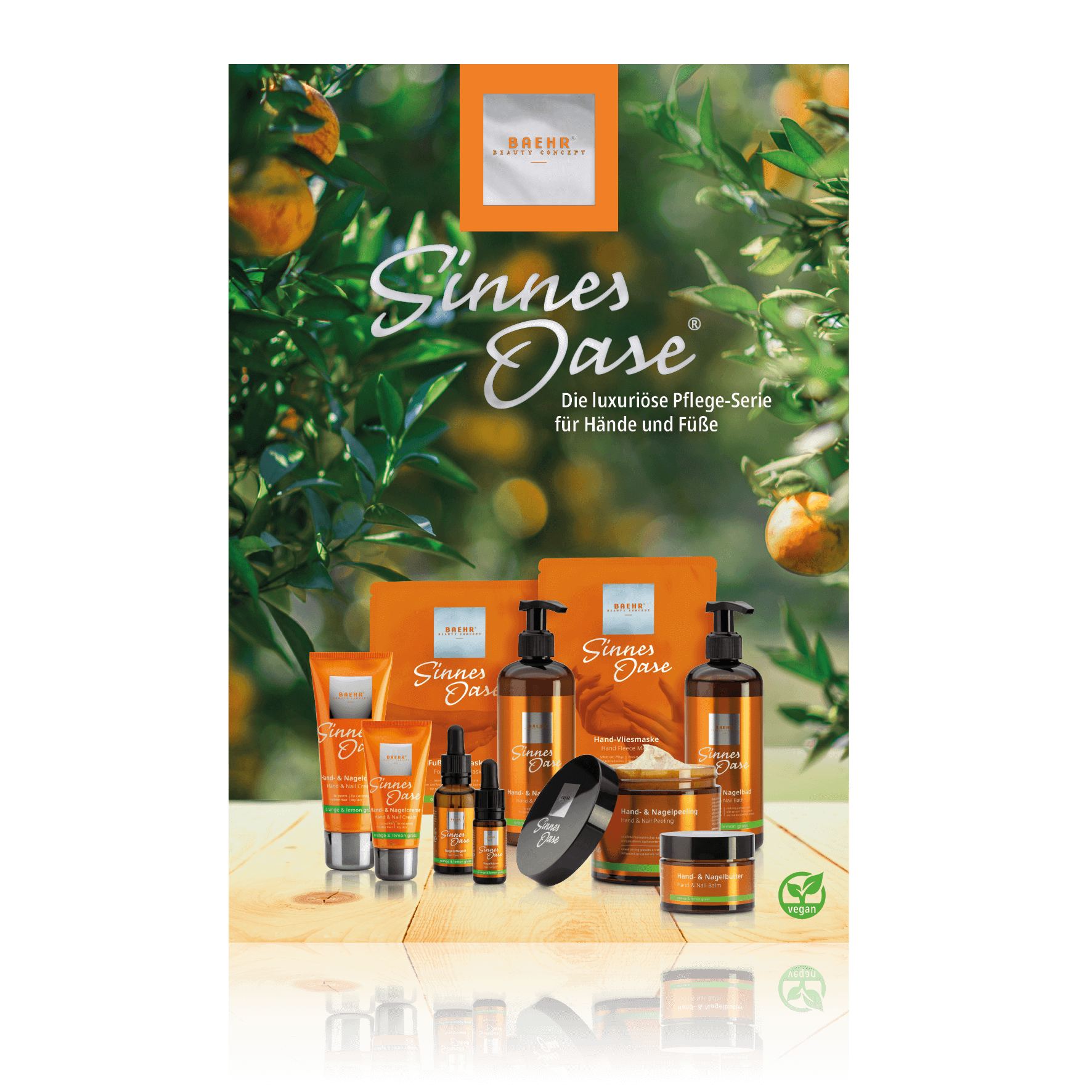 Baehr Sinnes Oase käsihoitopaketti pöytätelineellä - Image 3