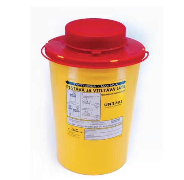 SafeBOX Riskijäteastia 2,2L