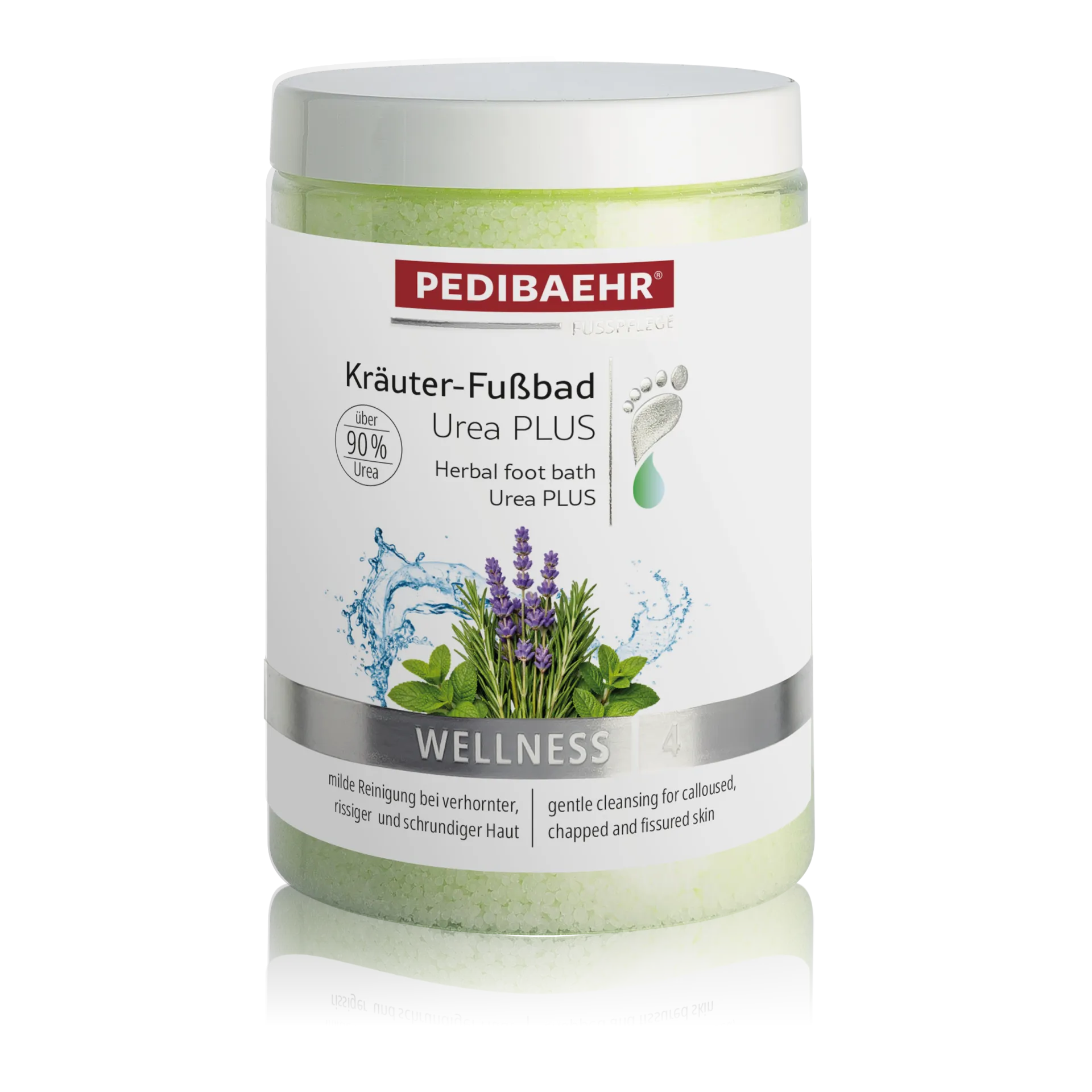 Pedibaehr Jalkakylpy Yrtti Urea PLUS, 500 g